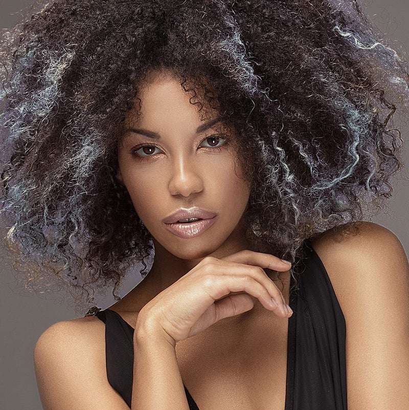 Color Me Colorme Root Touch Up Temporary Hair Mascara to color and Blend Semi Permanent Dye regrowth. Washes Out (COOL BLUE) - Image 4